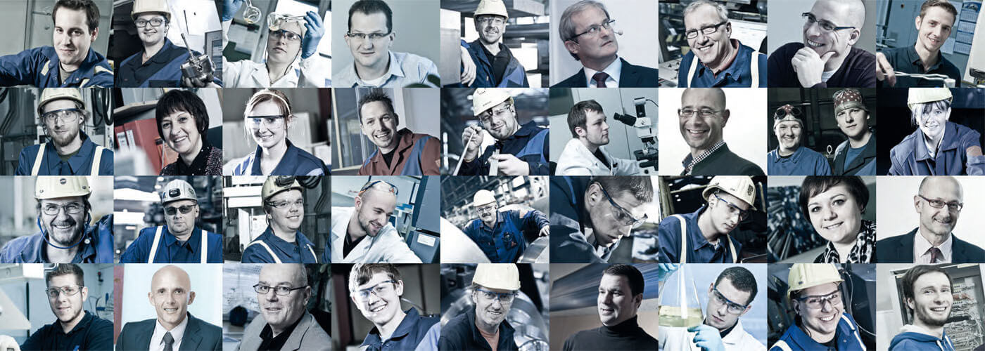photo collage of Böhler employees